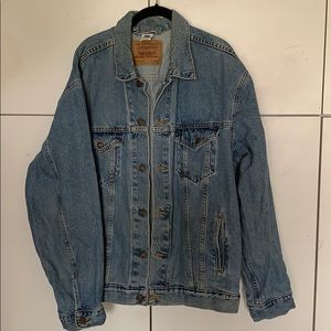 Mens levis denim trucker jacket XL